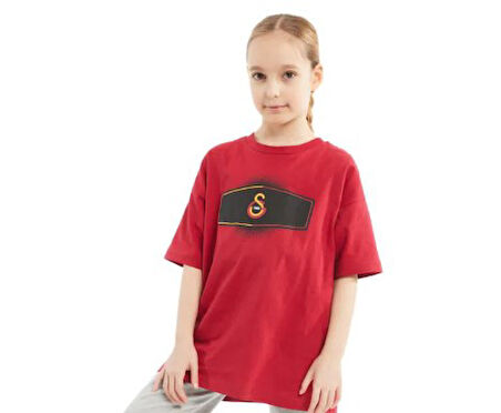 Galatasaray Orijinal Lisanslı Kırmızı Çocuk T-shirt