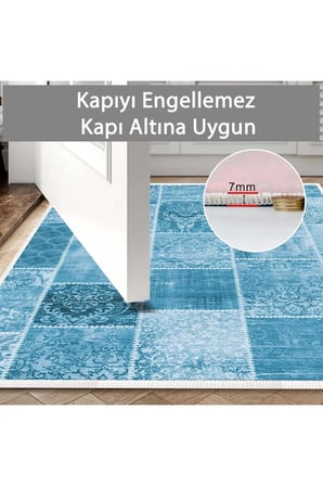 Banyo Paspası, Yumuşak Banyo Halısı, Kaymaz Dot Tabanlı, Yıkanabilir - 60x100