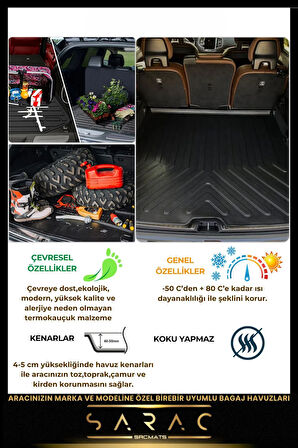 Mercedes-Benz E Serisi 2010-2016 W212 3D Havuz Paspas & Bagaj Havuzu Set (Plastik Setli)+(HEDİYELİ!)