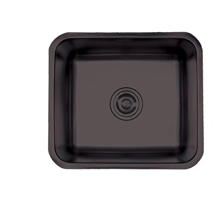 Crauf Lavello Eviye 450x400X190mm Pvd Füme Siyah