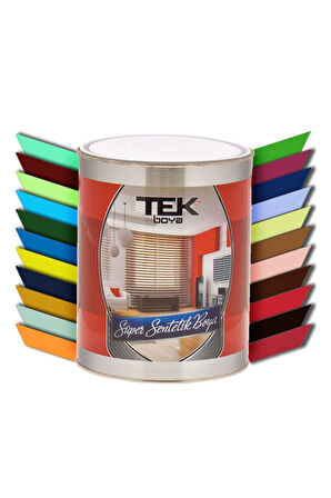 Süper Lüx Sentetik Yağlı Boya Ahşap Metal Duvar Boyası Tek 2.5 Lt
