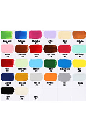 Süper Lüx Sentetik Yağlı Boya Ahşap Metal Duvar Boyası Tek 2.5 Lt