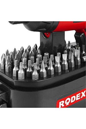 RODEX Şarjlı Tornavida 3.6v 1.5ah 210rpm Lı-ıon 54 Parça Hobi Set