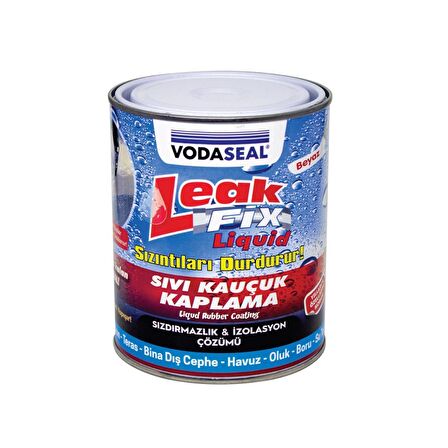 Vodaseal Leak Fix Liquid Sıvı Kauçuk Kaplama 800 gr Beyaz