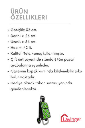 Pazar Arabası Yedek Çantası