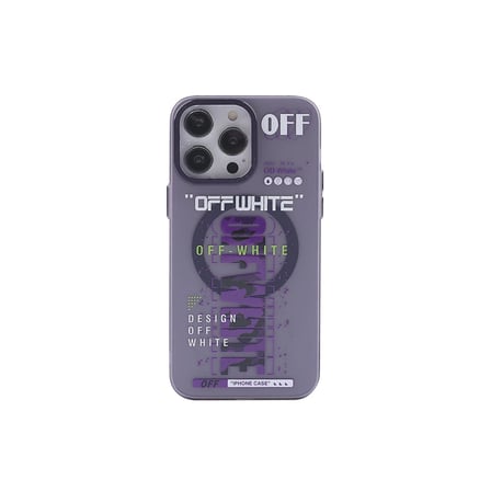Apple iPhone 14 Pro Kılıf Apollo Magneticsafe Desenli Kapak - Apollo Mor - 3