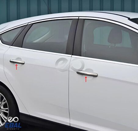 Ford Focus Krom Kapı Kolu 4 Kapı 2005-2018 Arası Paslanmaz Çelik