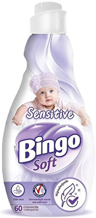 Bingo Soft Konsantre Çamaşır Yumuşatıcısı Sensitive 1440 ml X 2 Adet