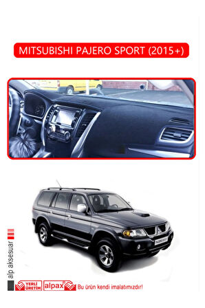 Mıtsubıshı Pajero Sport 2015+ Torpido Koruma  Halısı -  Kırmızı Kenar
