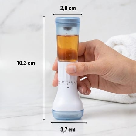 İğneli Serum Hazneli Dermaroller – - mm Ayarlı Dermaroller Mikro İğneli Saç, Cilt ve Vücut Bakım Aparatı ()