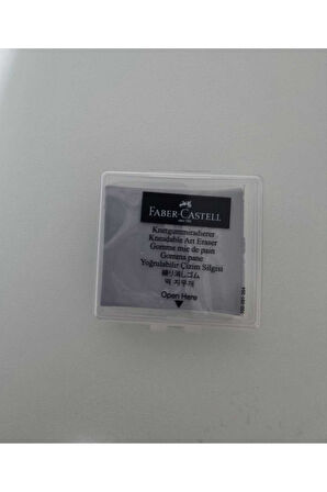 Faber-Castell Ilk Silgim Plastik Kutulu Renkli Hamur Silgi Gri (3 Adet)