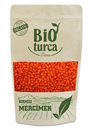 Organik Kırmızı Mercimek 500 G