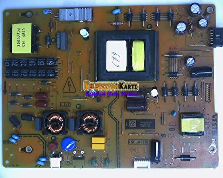 17IPS72, 23383402, 130516R4, Techwood 49TWS217, Power Board, Besleme, VES490QNDL-2D-U11