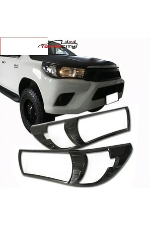 Toyota Hilux Revo 4x4 2016-2019 Far Çerçevesi Kaplama KARBON