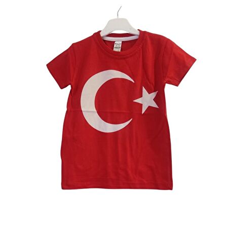 ERENBEY BAYRAK BASKILI UNISEX ÇOCUK T-SHİRT