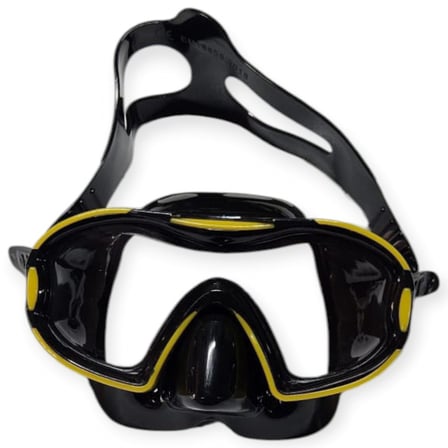 Çocuk Dalış Maskesi ve Snorkel Seti - Star Diving - Sarı