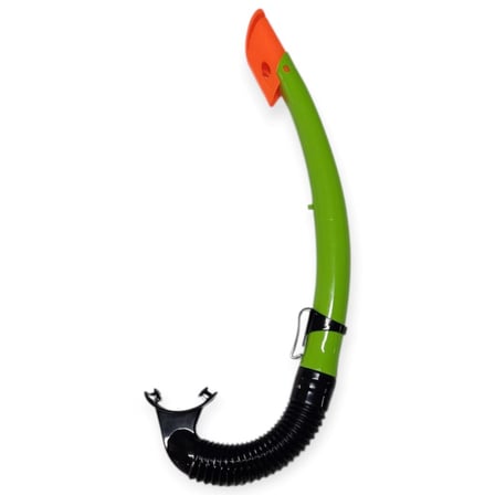 Çocuk Dalış Maskesi ve Snorkel Seti - Star Diving - Yeşil