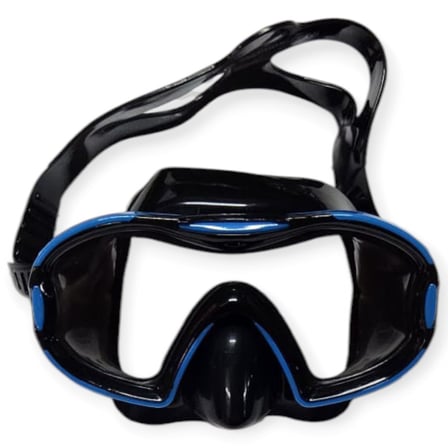 Çocuk Dalış Maskesi ve Snorkel Seti - Star Diving - Mavi
