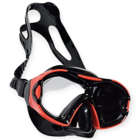 Çocuk Dalış Maskesi ve Snorkel Seti - Star Diving - Kırmızı