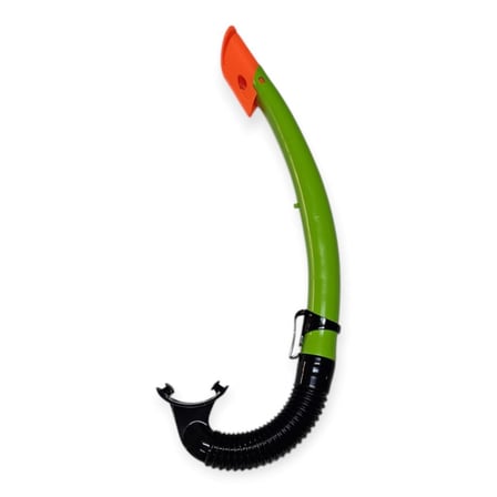 Çocuk Dalış Maskesi ve Snorkel Seti - Star Diving - Yeşil