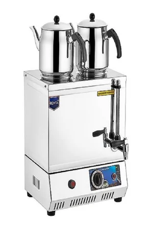 Remta 30 Model Çift Demlikli Elektrikli Çay Kazanı-Çay Ocağı-23 Lt-EP02-Pleytsiz Çay Ocağı Kazanı-Demlik Dahil Değildir