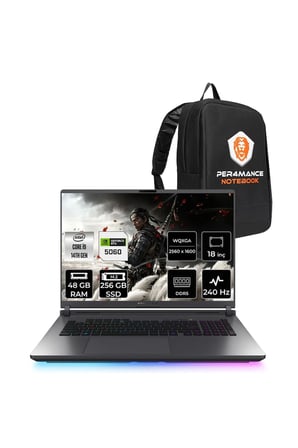 Rog Strix G18 i9 14900HX 48GB 256GB SSD RTX5060/8GB 240Hz 16" QHD+ FDOS Gaming Laptop G815JMR