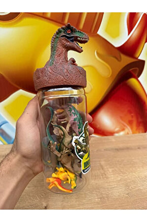 Tüpte 11 Parça Dinazor Hayvanlar Trex Dinazor Oyuncak Dinazor Hayvanlar Set Eğitici Oyuncak