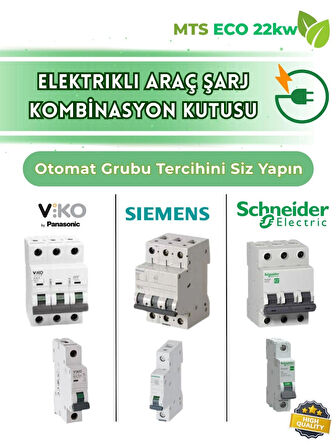 MTSevcharger 22 Kw + 7 Kw + 220 V Elektrikli Araç Kombinasyon Kutusu TOGG TESLA Mobil Connector Uyumlu 5X32A + 3X32A + 1X16A 22KW Trifaze 7kw Monofaze