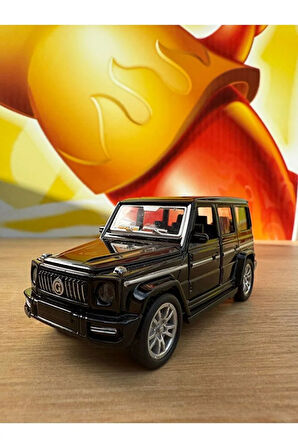 Mercedes G Class G65 1/36 Ölçek Çek Bırak Model Araba(siyah) Mercedes G63 Diecast Model Araba