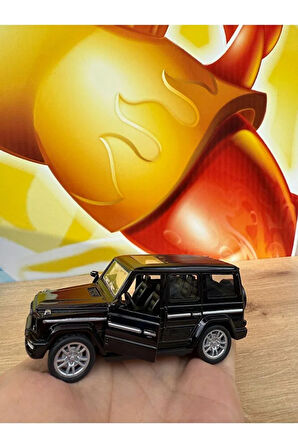 Mercedes G Class G65 1/36 Ölçek Çek Bırak Model Araba(siyah) Mercedes G63 Diecast Model Araba