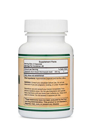 Artemisinin 200 Mg 120 Capsules