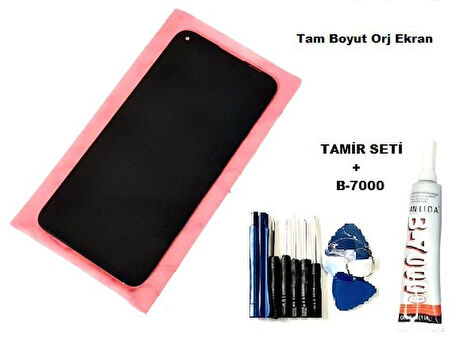 Tkgz Huawei Uyumlu P40 Lite Lcd Ekran Dokunmatik Tam Boyut (B-7000+Tamir Seti)