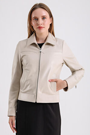 Carole Kadın Deri Ceket
