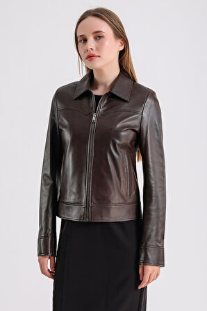 Carole Kadın Deri Ceket