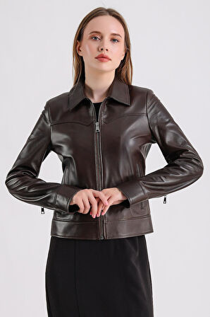 Carole Kadın Deri Ceket