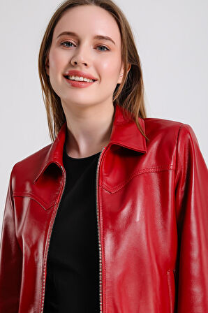 Carole Kadın Deri Ceket