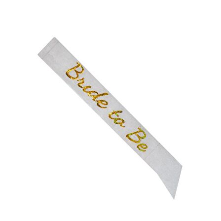 BRİDE TO BE KUŞAK GÜMÜŞ 150 CM