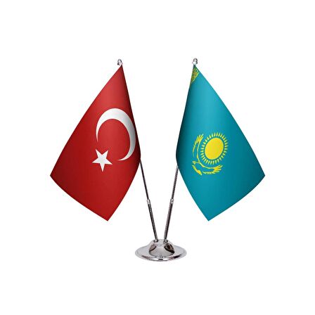 Kazakistan İkili Masa Bayrağı