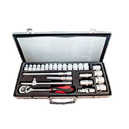 NT Tools NCSET1212 26 Parça 1/2" Yıldız CR-V Lokma Seti