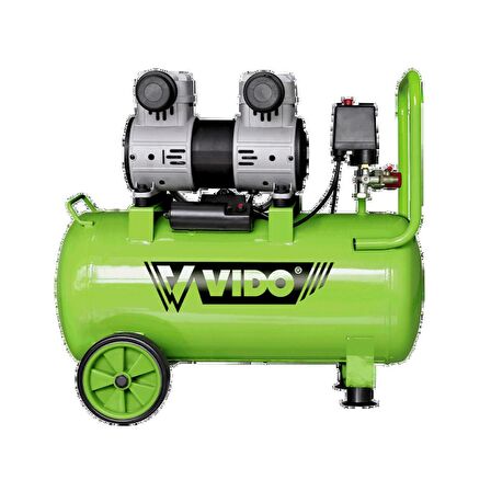 Vido WD060215020 1500W/2HP 50L Yağsız Sessiz Kompresör