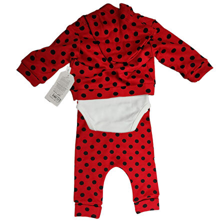 Unisex Bebek Takım 3'lü Set: MCELCI %100 Pamuk Organik Bebek Giyim