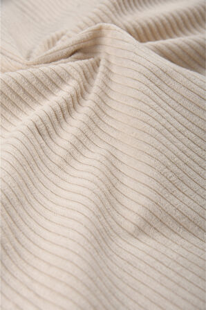 DeepSEA Bej Cepli Likralı Kadife Kumaş Rahat Kesim Erkek Gömlek – Yumuşak Dokulu, Şık Tasarım Gömlek 2600759