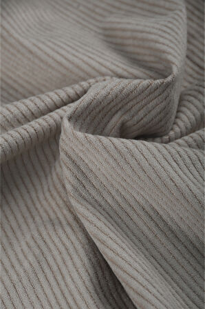 DeepSEA Erkek Gri Kadife Fitilli Rahat Kesim Gömlek Yumuşak Dokulu Likralı Kadife Gömlek 2600758