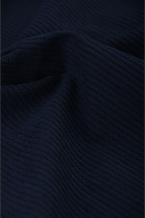 DeepSEA Erkek Lacivert Kadife Fitilli Rahat Kesim Gömlek Yumuşak Dokulu Likralı Kadife Gömlek 2600758