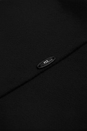 DeepSEA Erkek Siyah Likralı Rahat Kalıp Cepsiz Kaşe Ceket – Çıt Çıtlı, Esnek Şık Model Ceket 2600760