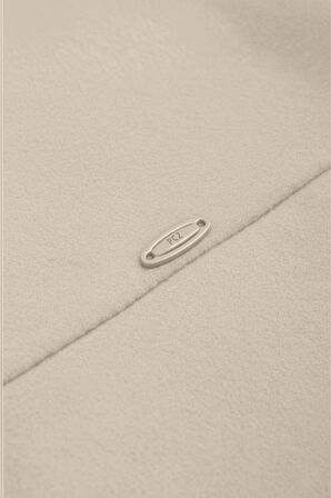 DeepSEA Erkek Krem Likralı Rahat Kalıp Cepsiz Kaşe Ceket – Çıt Çıtlı, Esnek Şık Model Ceket 2600760