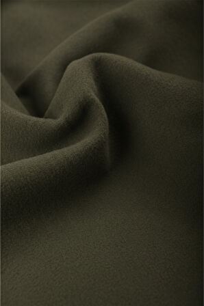 DeepSEA Erkek Haki Likralı Rahat Kalıp Cepsiz Kaşe Ceket – Çıt Çıtlı, Esnek Şık Model Ceket 2600760