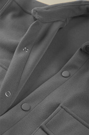 DeepSEA Erkek Antrasit Premium Kaşe Ceket – Şık, Modern ve Sıcak Tutan Tasarım Ceket Mont 2500559