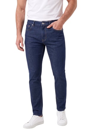 DeepSEA Erkek Slim Fit Dar Kesim Likralı Lacivert Kot Pantolon – Dar Paça Pamuklu Esnek Jean 2608304