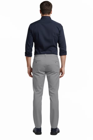 DeepSEA Erkek Koyu Gri Esnek Kumaş Slim Fit Beli Lastikli Günlük Spor Pantolon 2601070